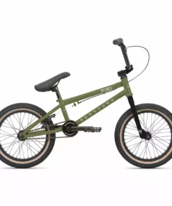 Haro Downtown 16" BMX Freestyle Bike-Matte Army Green