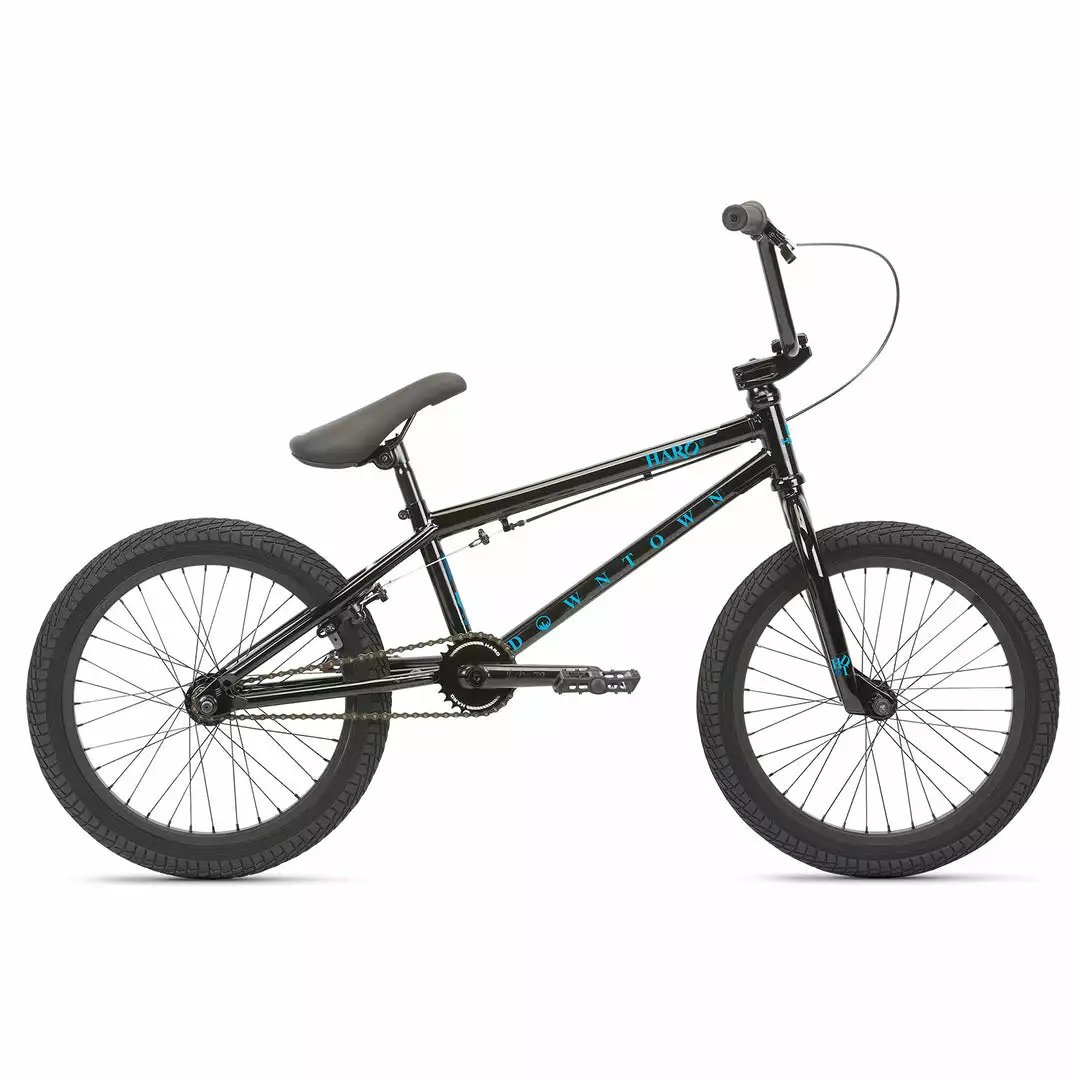 FREESTYLE BIKES Haro Downtown 18" BMX Freestyle Bike-Black 1 FREESTYLE BIKES Haro Downtown 18" BMX Freestyle Bike-Black