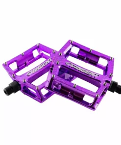 Tangent Platform Pedals-Purple Chrome