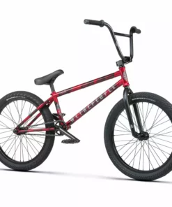 We The People 2023 Audio 22" BMX Freestyle Bike-Matte Aqua Red