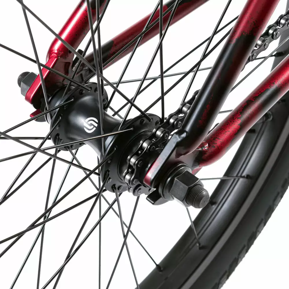 We The People 2023 Audio 22" BMX Freestyle Bike-Matte Aqua Red 8 We The People 2023 Audio 22" BMX Freestyle Bike-Matte Aqua Red