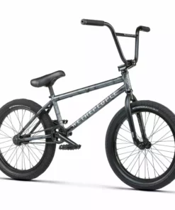 We The People 2023 Justice 20.75"TT BMX Freestyle Bike-Matte Ghost Grey