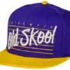 APPAREL Vans Old School Snapback Adjustable Hat-Purple/Yellow