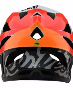 Troy Lee Designs Stage MIPS Nova Helmet-White PROTECTIVE GEAR