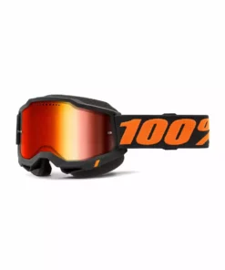PROTECTIVE GEAR 100% Accuri 2 Goggles-Chicago-Mirror Red Lens