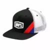 100% Cornerstone Trucker Hat-Black APPAREL