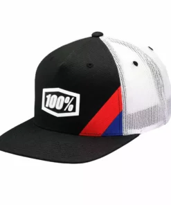 100% Cornerstone Trucker Hat-Black APPAREL