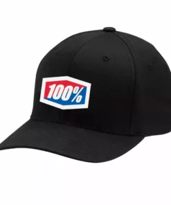 100% Official X-Fit Flexfit Hat-Black APPAREL