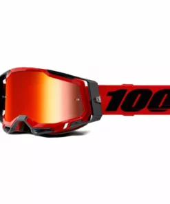 PROTECTIVE GEAR 100% Racecraft2 Goggles-Red-Mirror Red Lens