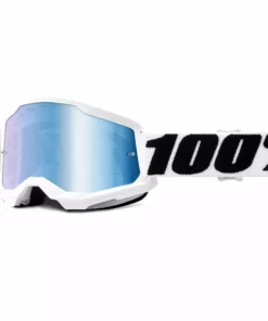 100% Strata2 Goggles-Everest-Mirror Blue Lens