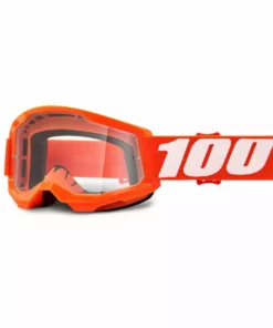 PROTECTIVE GEAR 100% Strata2 Youth Goggles-Orange-Clear Lens