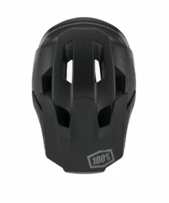 100% Trajecta Helmet-Essential Black PROTECTIVE GEAR