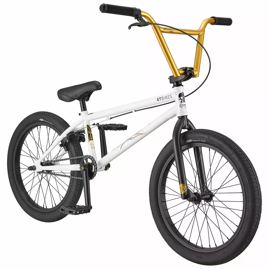 FREESTYLE BIKES GT Team Conway 21"TT BMX Bike-Speed White 2 FREESTYLE BIKES GT Team Conway 21"TT BMX Bike-Speed White