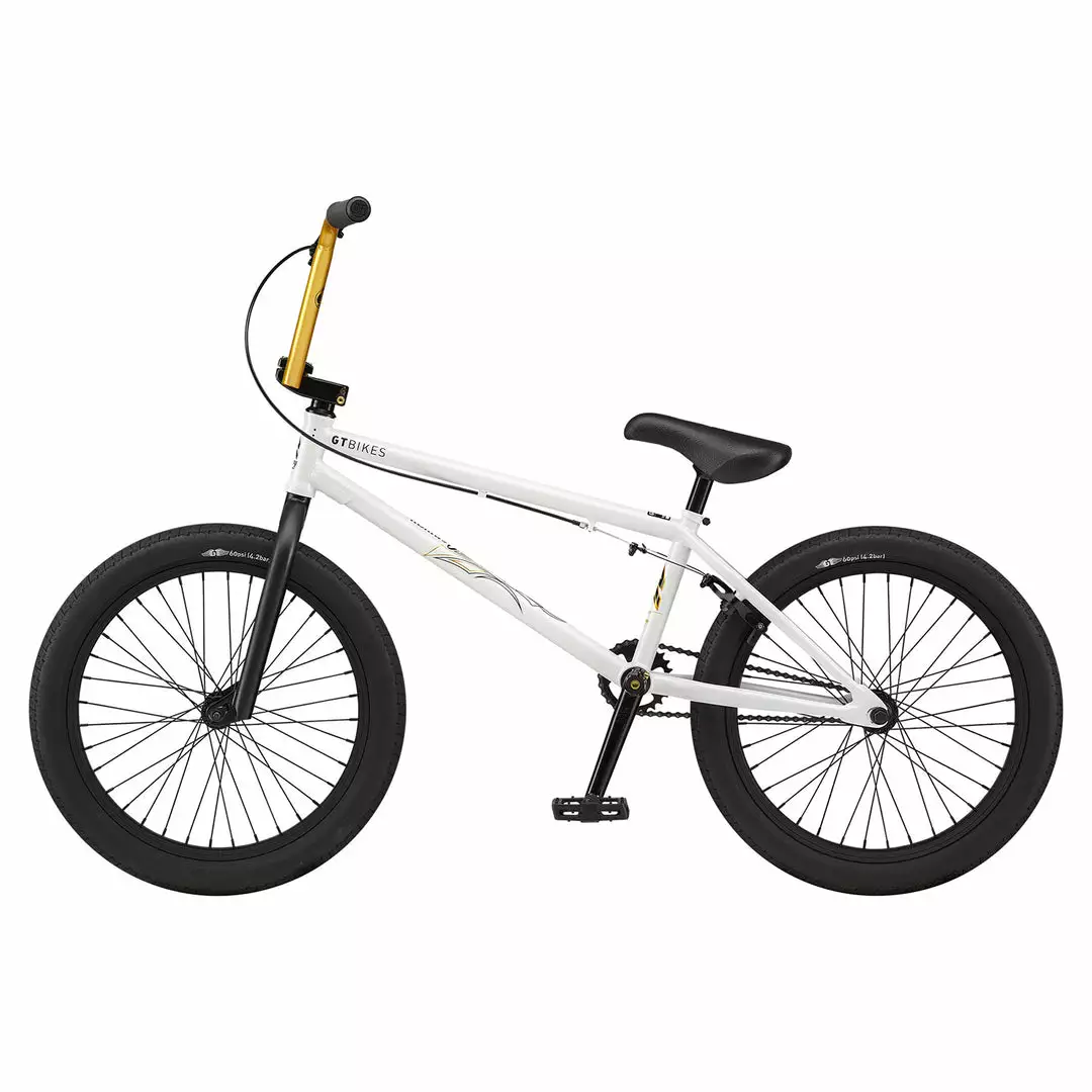 FREESTYLE BIKES GT Team Conway 21"TT BMX Bike-Speed White 3 FREESTYLE BIKES GT Team Conway 21"TT BMX Bike-Speed White