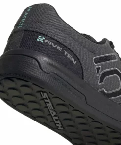 Adidas Five Ten Freerider Pro Primeblue Flat Pedal Shoes-Dgh Solid Grey/Grey Three/Acid Mint