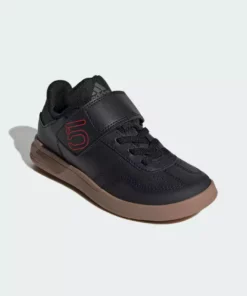 Adidas Five Ten Sleuth DLX Kids Flat Pedal Shoes-Core Black/Scarlet/Grey Four
