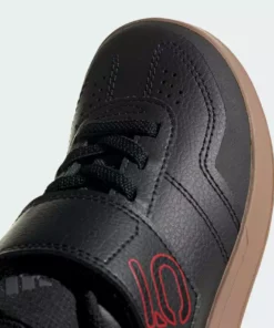 Adidas Five Ten Sleuth DLX Kids Flat Pedal Shoes-Core Black/Scarlet/Grey Four