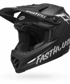 Bell Full-9 Helmet-Fasthouse Matte Black/White PROTECTIVE GEAR
