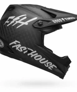 Bell Full-9 Helmet-Fasthouse Matte Black/White PROTECTIVE GEAR 9 Bell Full-9 Helmet-Fasthouse Matte Black/White PROTECTIVE GEAR