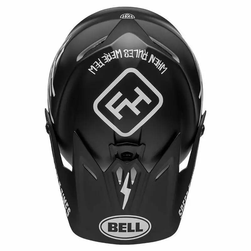 Bell Full-9 Fusion MIPS Helmet-Fasthouse Matte Black/White 6 Bell Full-9 Fusion MIPS Helmet-Fasthouse Matte Black/White