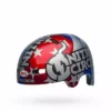 Bell Local Helmet-Nitro Circus Gloss Silver/Blue/Red PROTECTIVE GEAR