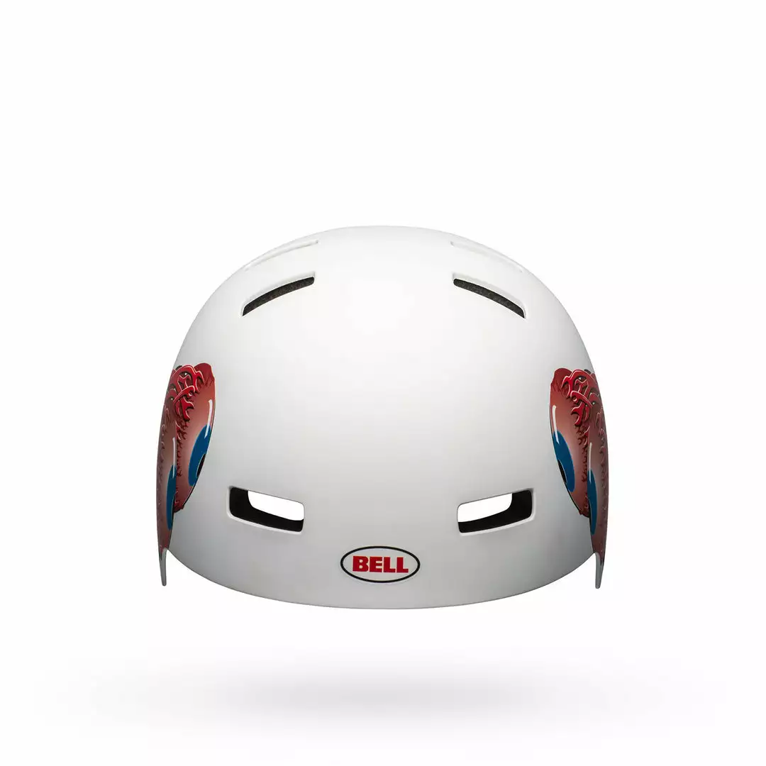 Bell Local Helmet-Eyes Matte White 3 Bell Local Helmet-Eyes Matte White
