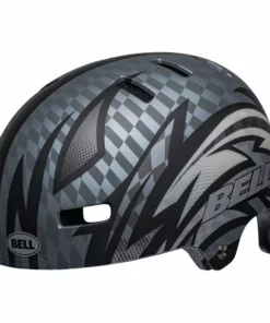 PROTECTIVE GEAR Bell Local Helmet-Psycho-Matte-Black/Gray