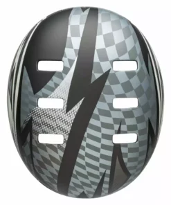 PROTECTIVE GEAR Bell Local Helmet-Psycho-Matte-Black/Gray