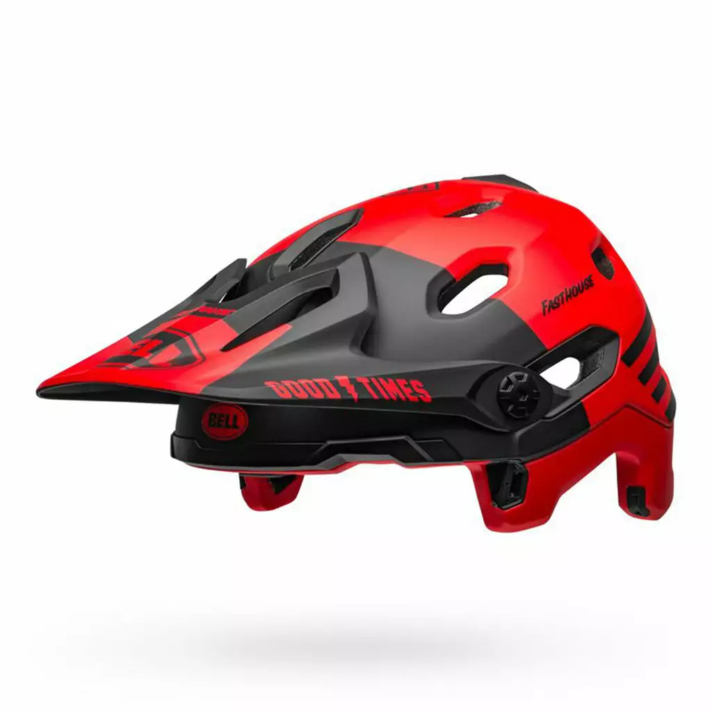 Bell Super DH Spherical Helmet-Fasthouse Matte Red/Black 8 Bell Super DH Spherical Helmet-Fasthouse Matte Red/Black