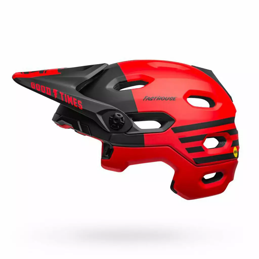 Bell Super DH Spherical Helmet-Fasthouse Matte Red/Black 9 Bell Super DH Spherical Helmet-Fasthouse Matte Red/Black