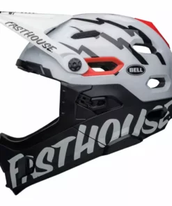 Bell Super DH Spherical Helmet-Matte/Gloss Black/White