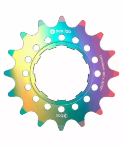 Box Hex Lab 3/32" Titanium Cog COMPONENTS 33 Box Hex Lab 3/32