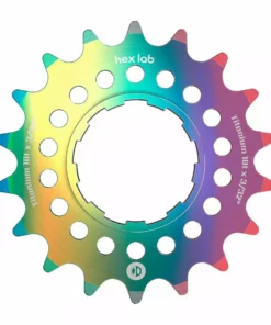 Box Hex Lab 3/32" Titanium Cog COMPONENTS 37 Box Hex Lab 3/32