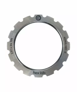 Box Hex Lab Titanium Lock Ring
