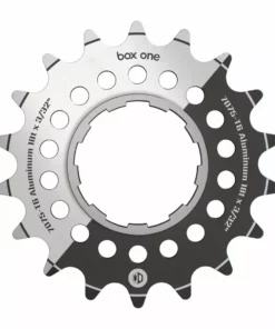 Cogs/Drivers/Freewheels Box One 3/32" CNC Alloy 7075 Cog-Black/Silver 11 Cogs/Drivers/Freewheels Box One 3/32