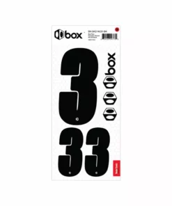 COMPONENTS Box Two Number Sticker Kit