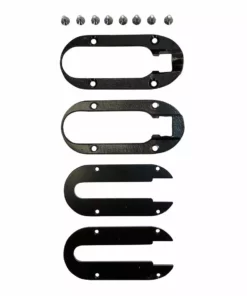 CHASE BICYCLES COMPONENTS Chase ACT Dropout Plate Kit-10mm-Black