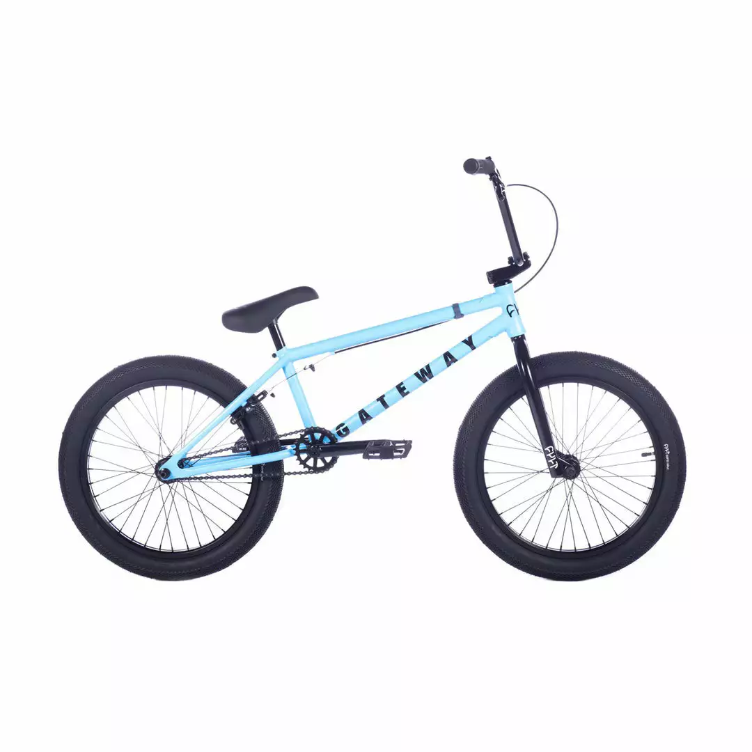 Cult Gateway 20.5"TT BMX Freestyle Bike-Blue 1 Cult Gateway 20.5"TT BMX Freestyle Bike-Blue