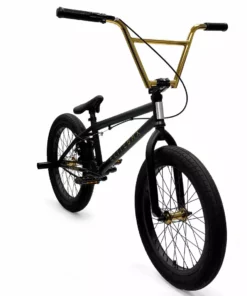Elite BMX Destro 20.5"TT BMX Freestyle Bike-Black Gold FREESTYLE BIKES