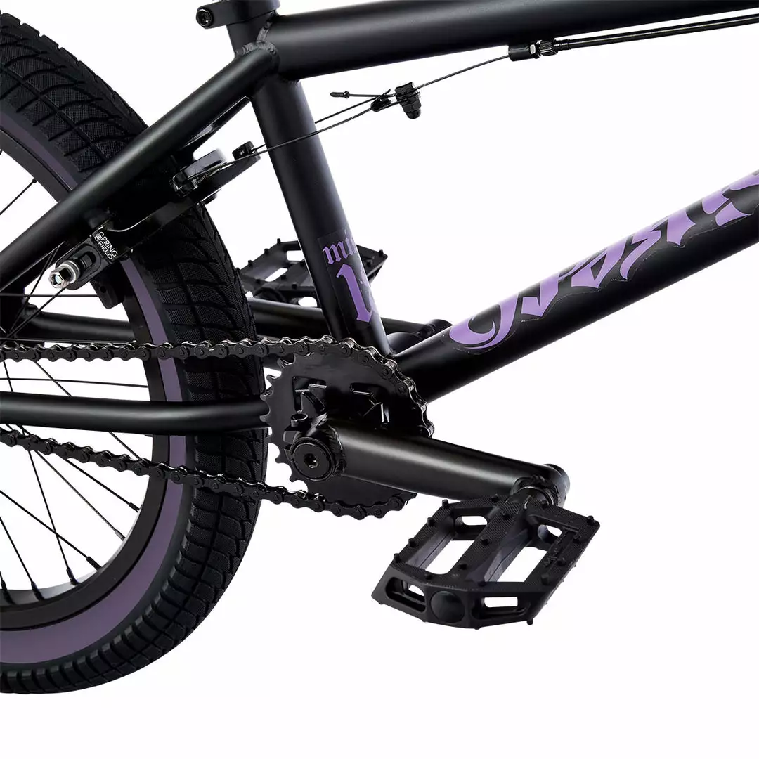 FREESTYLE BIKES Fit Misfit 18" BMX Freestyle Bike-Matte Black 4 FREESTYLE BIKES Fit Misfit 18" BMX Freestyle Bike-Matte Black