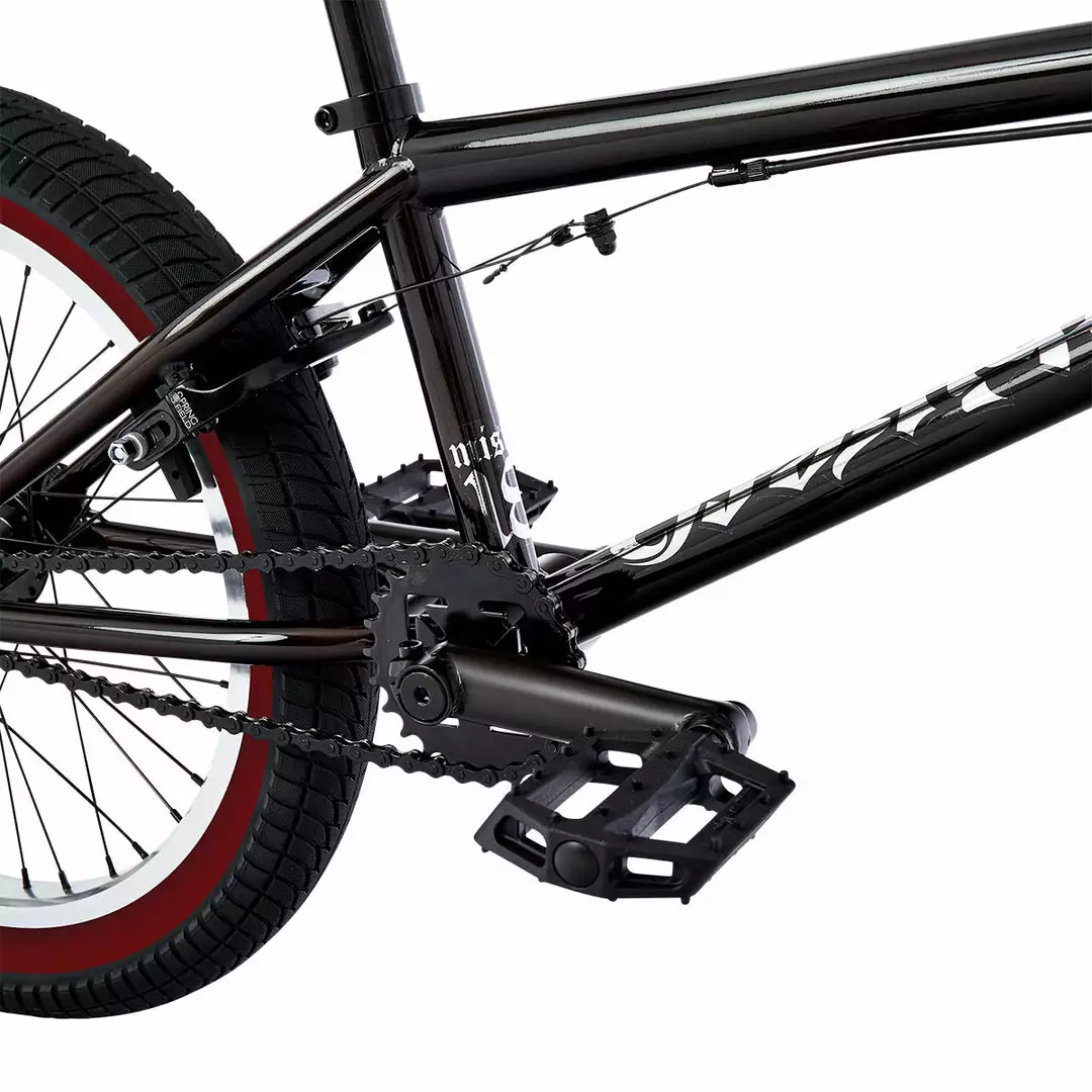FREESTYLE BIKES Fit Misfit 18" BMX Freestyle Bike-Trans Black 4 FREESTYLE BIKES Fit Misfit 18" BMX Freestyle Bike-Trans Black