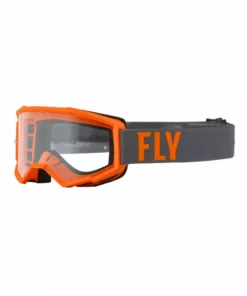 Fly Racing 2019 Youth Focus Goggles-Orange Mirror/Smoke
