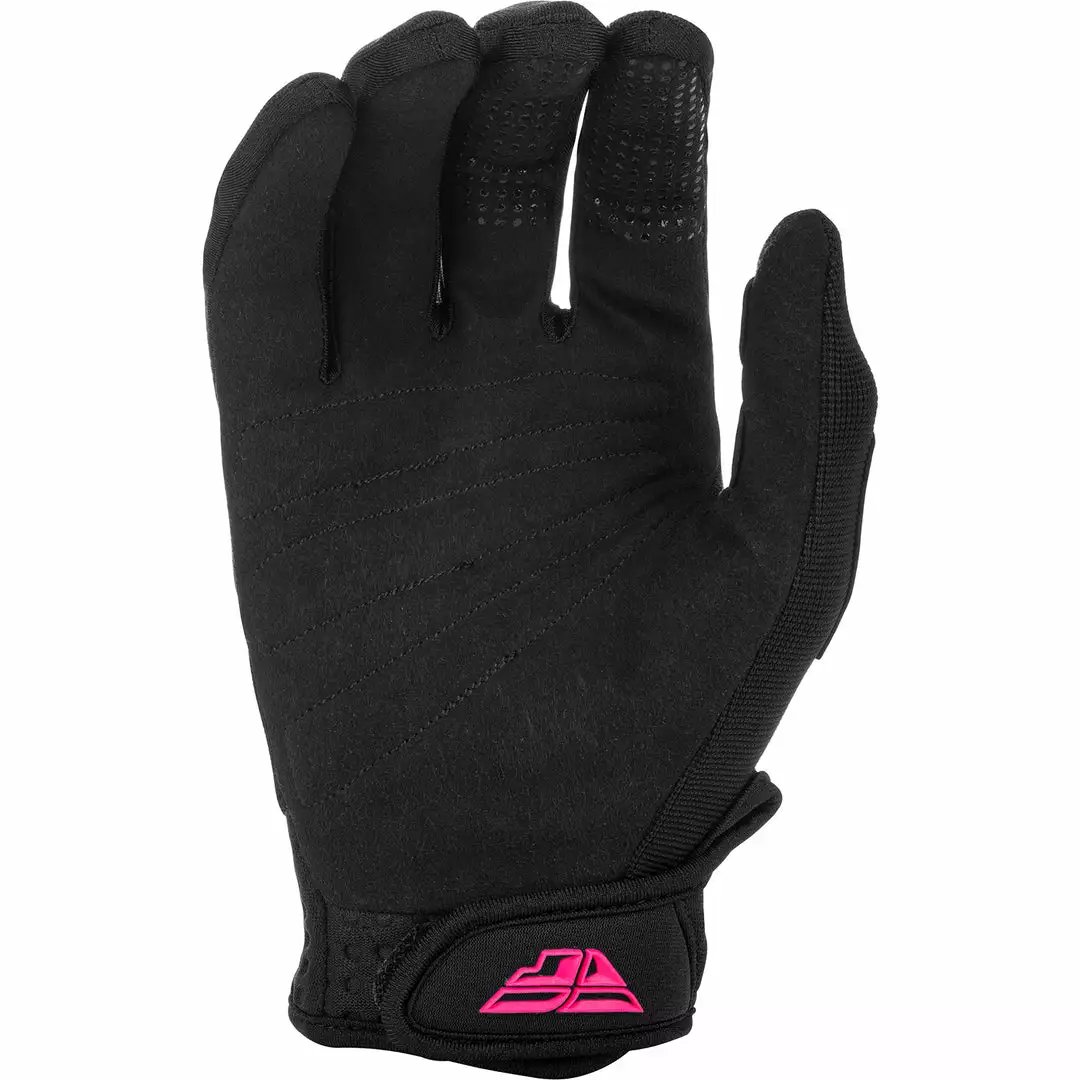 RACE WEAR Fly Racing F-16 BMX Race Gloves-Black/Pink 2 RACE WEAR Fly Racing F-16 BMX Race Gloves-Black/Pink