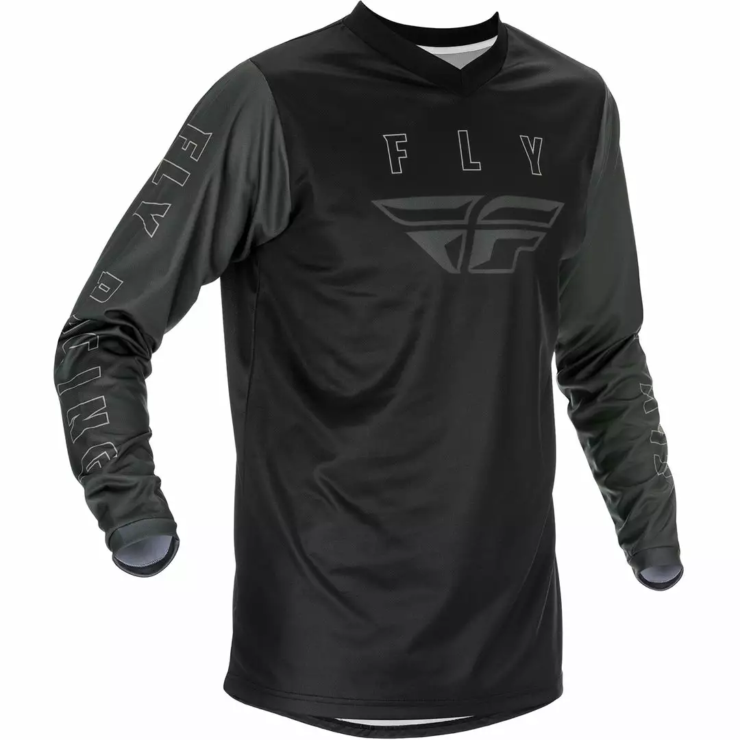 Fly Racing F-16 BMX Race Jersey-Black/Grey RACE WEAR 1 Fly Racing F-16 BMX Race Jersey-Black/Grey RACE WEAR