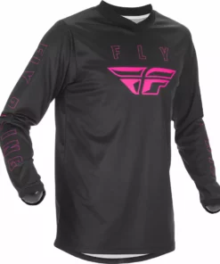 Fly Racing F-16 BMX Race Jersey-Black/Pink