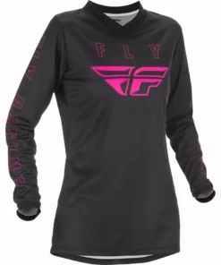 RACE WEAR Fly Racing F-16 Women's BMX Race Jersey-Black/Pink