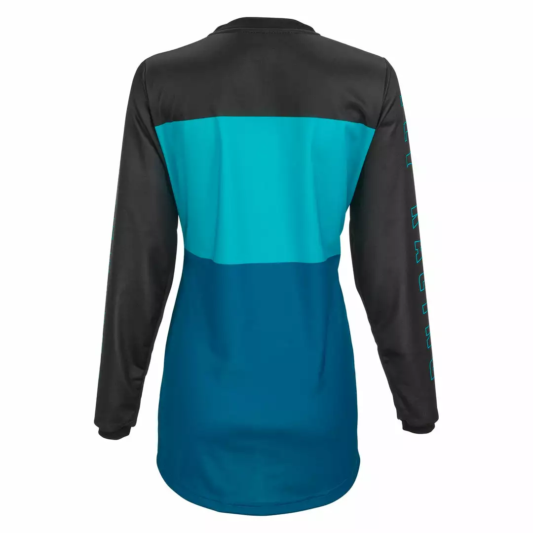 Fly Racing 2022 F-16 BMX Race Jersey-Aqua/Dark Teal/Black RACE WEAR 2 Fly Racing 2022 F-16 BMX Race Jersey-Aqua/Dark Teal/Black RACE WEAR