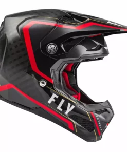 Fly Racing Formula Carbon Axon BMX Race Helmet-Black/Red/Khaki