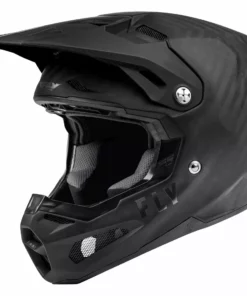 Fly Racing Formula Carbon Solid BMX Race Helmet-Matte Black Carbon Helmets
