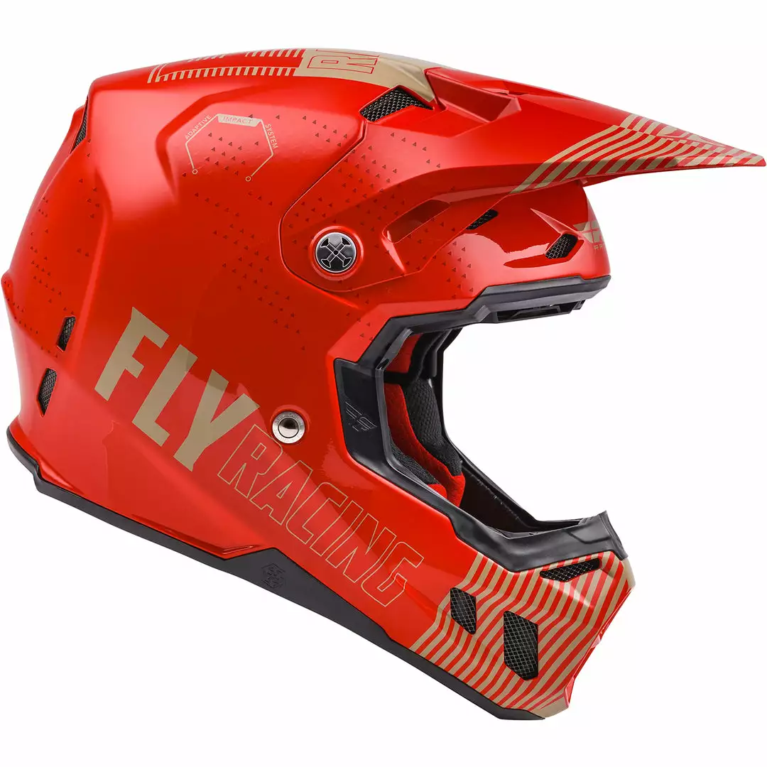 Fly Racing Formula CC Primary BMX Race Helmet-Red/Khaki Helmets 2 Fly Racing Formula CC Primary BMX Race Helmet-Red/Khaki Helmets